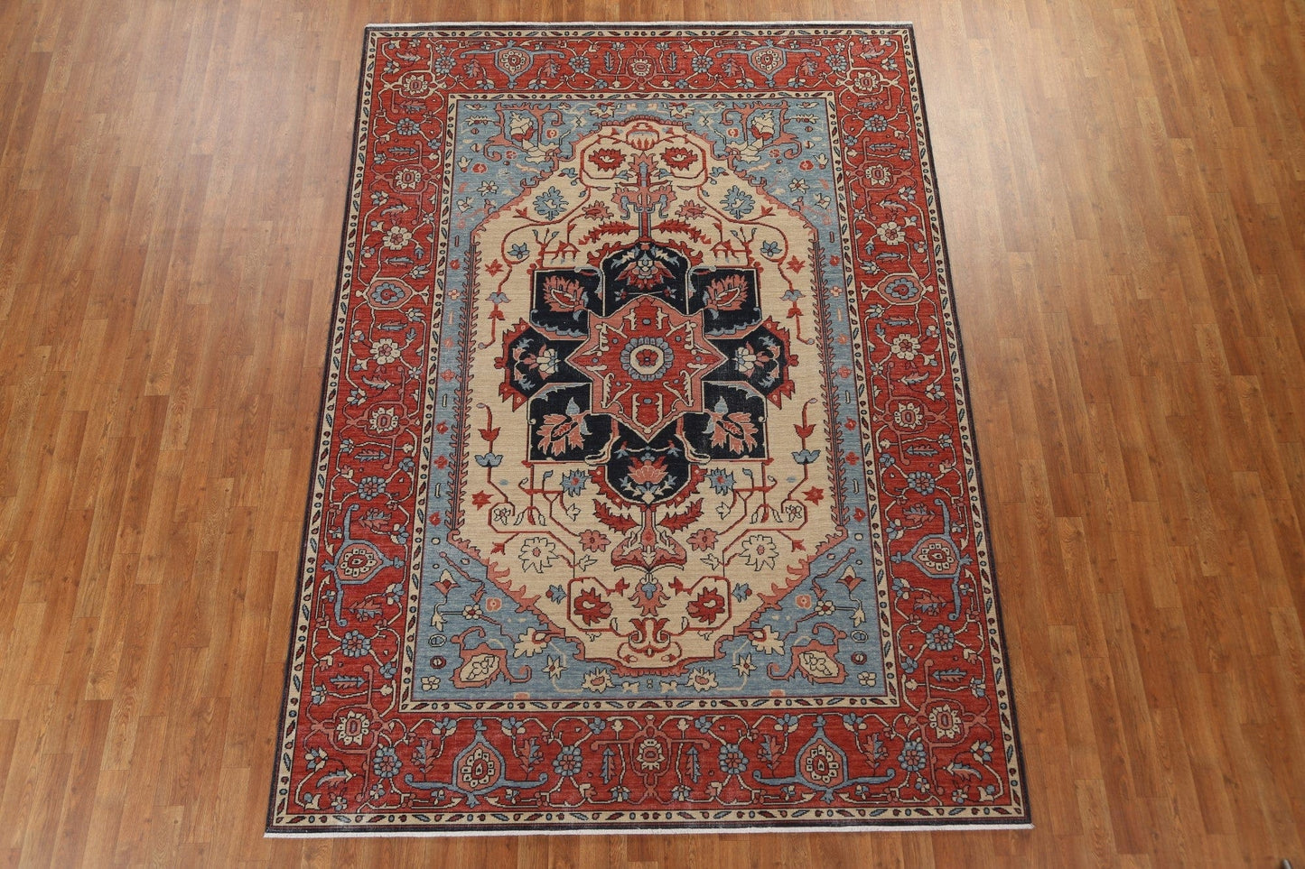 Wool Heriz Serapi Turkish Area Rug 7x10