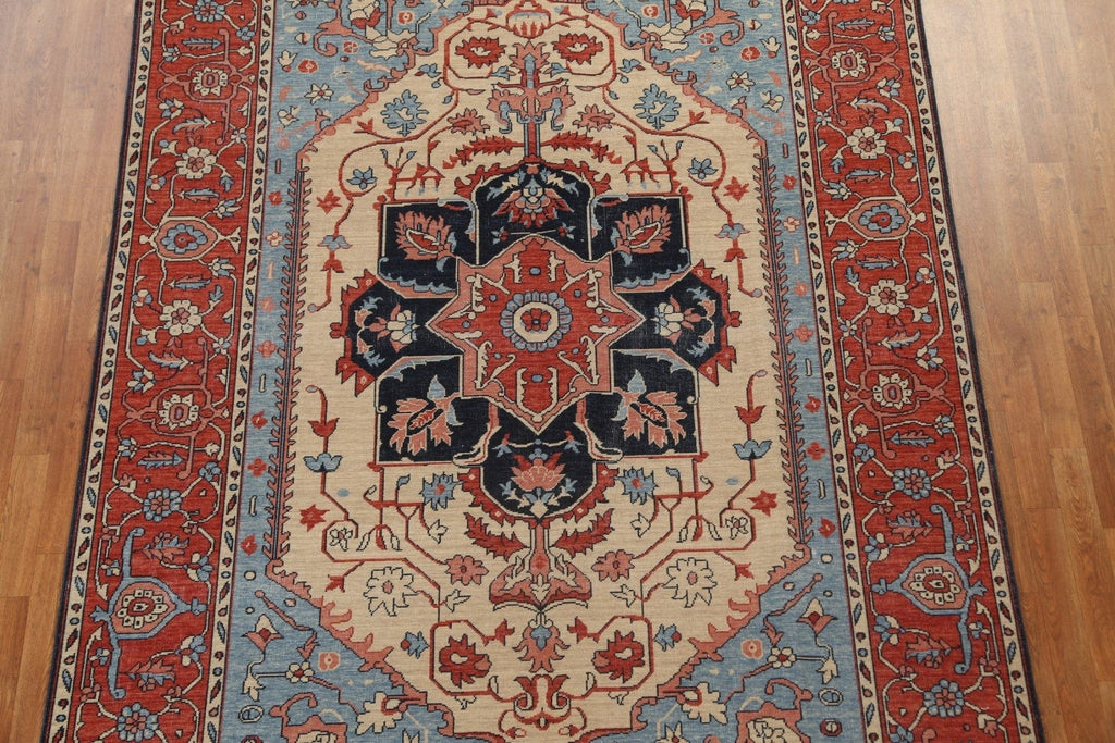 Wool Heriz Serapi Turkish Area Rug 7x10