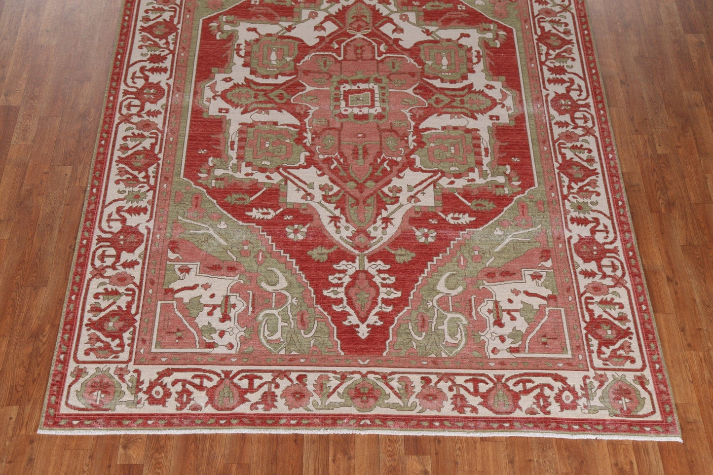 Red/ Ivory Heriz Serapi Oriental Area Rug 7x10