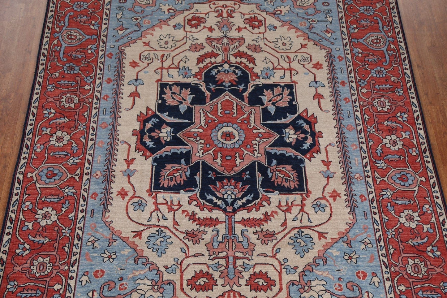 Geometric Heriz Serapi Oriental Area Rug 7x10