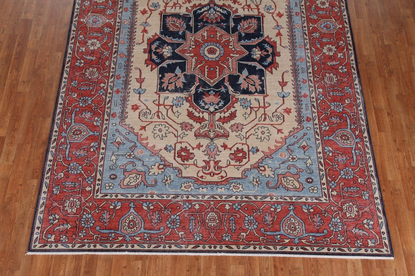 Geometric Heriz Serapi Oriental Area Rug 7x10