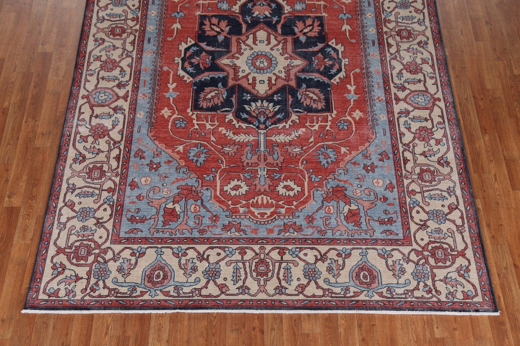 Geometric Heriz Serapi Oriental Area Rug 7x10