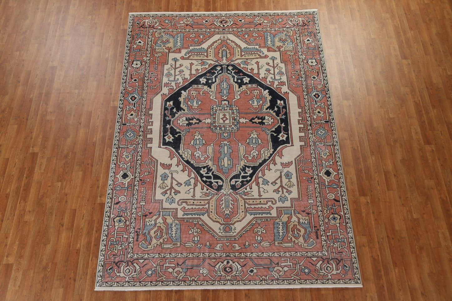 Geometric Heriz Serapi Oriental Area Rug 7x10