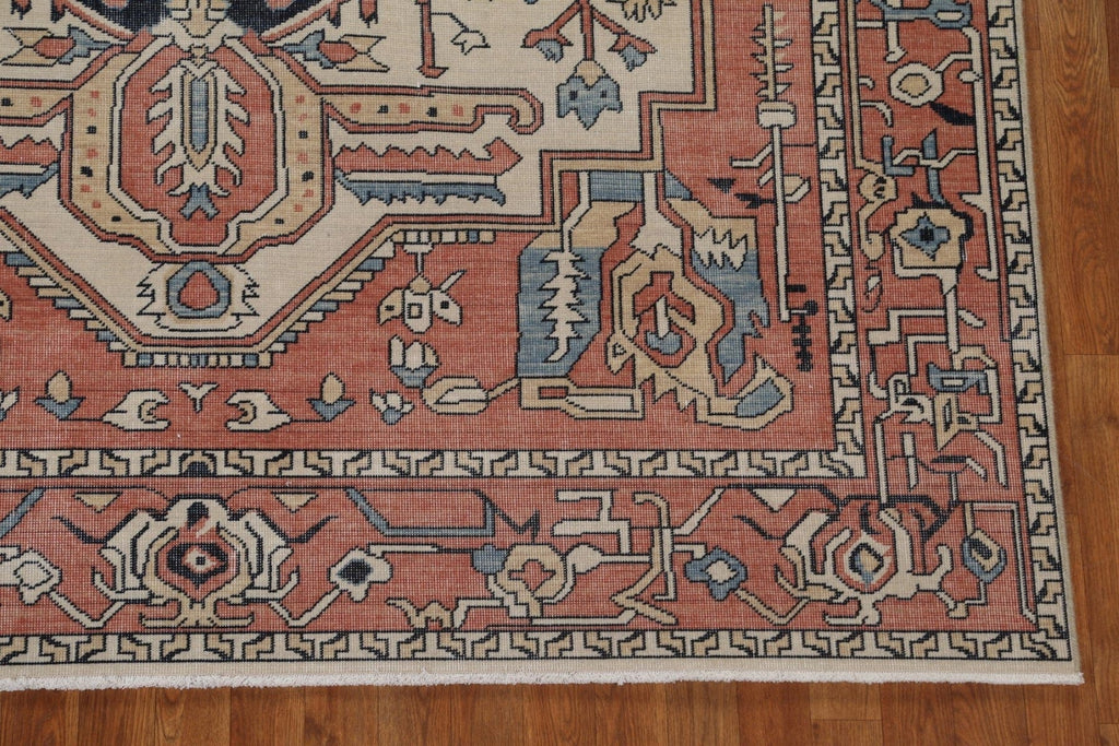 Geometric Heriz Serapi Oriental Area Rug 7x10