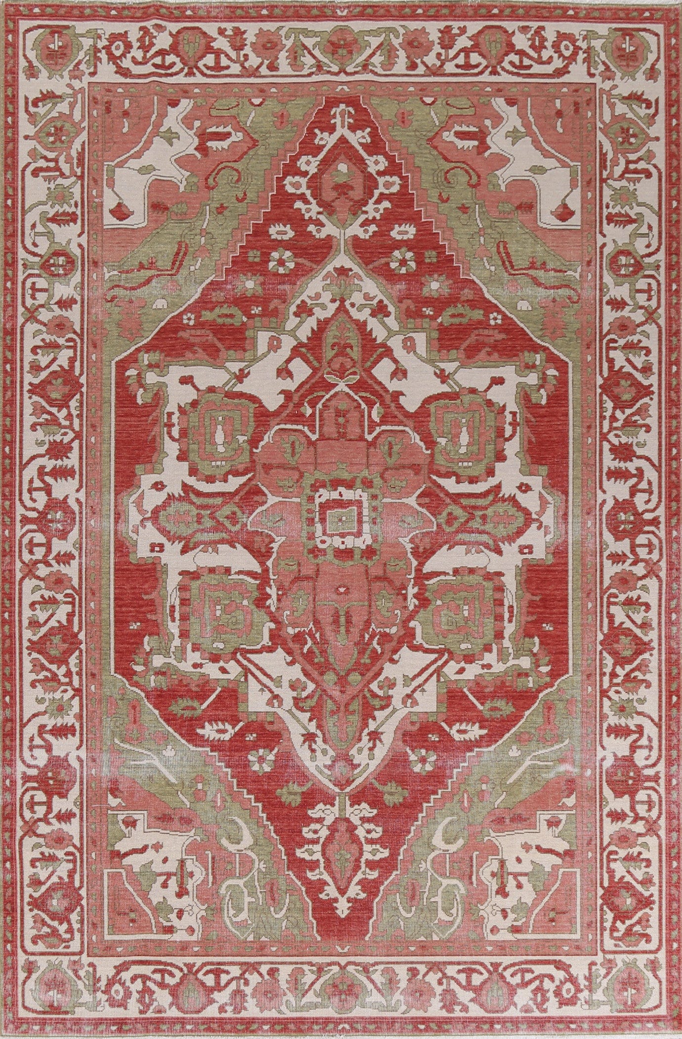 Geometric Heriz Serapi Oriental Area Rug 7x10