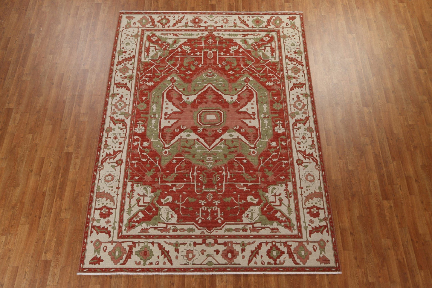 Geometric Heriz Serapi Oriental Area Rug 7x10