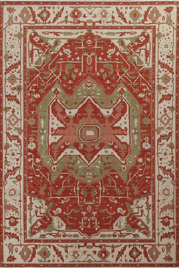 Geometric Heriz Serapi Oriental Area Rug 7x10