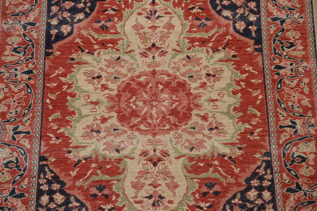 Geometric Sarouk Farahan Turkish Area Rug 5x7