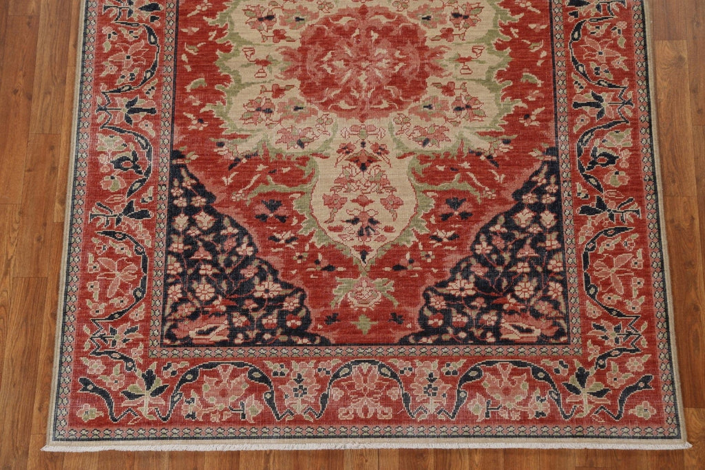 Geometric Sarouk Farahan Turkish Area Rug 5x7