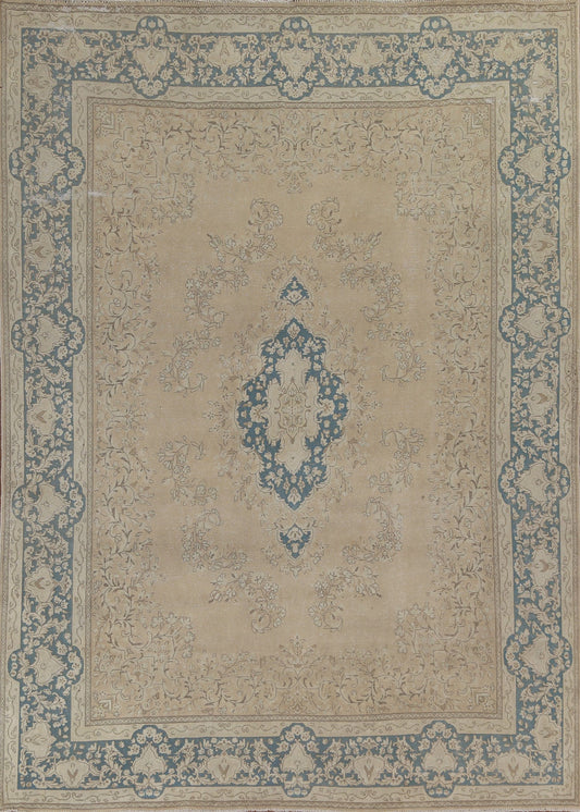 Floral Kerman Persian Area Rug 9x11