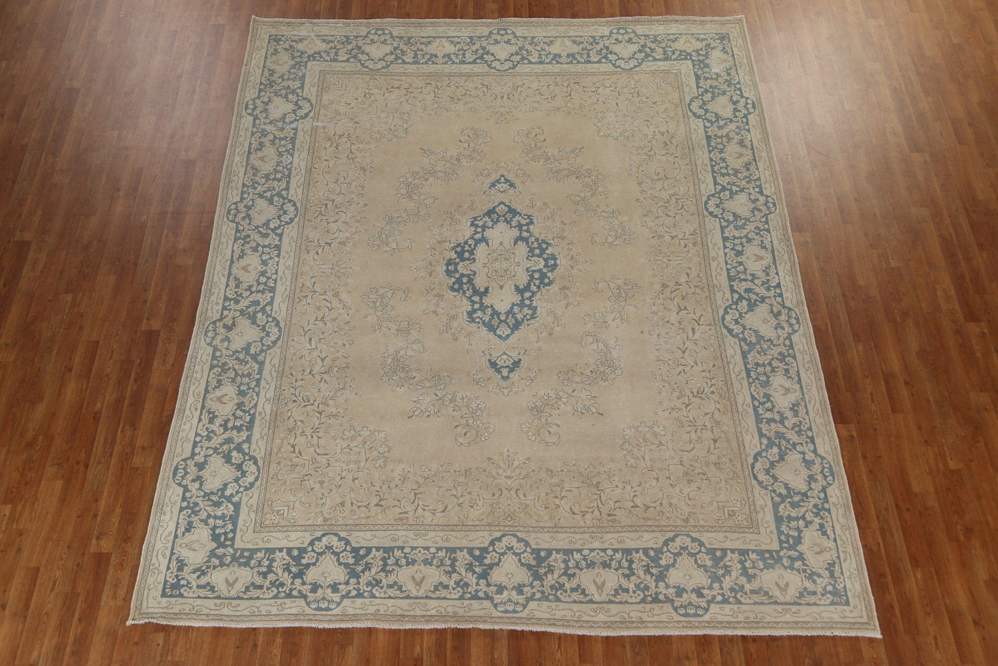 Floral Kerman Persian Area Rug 9x11