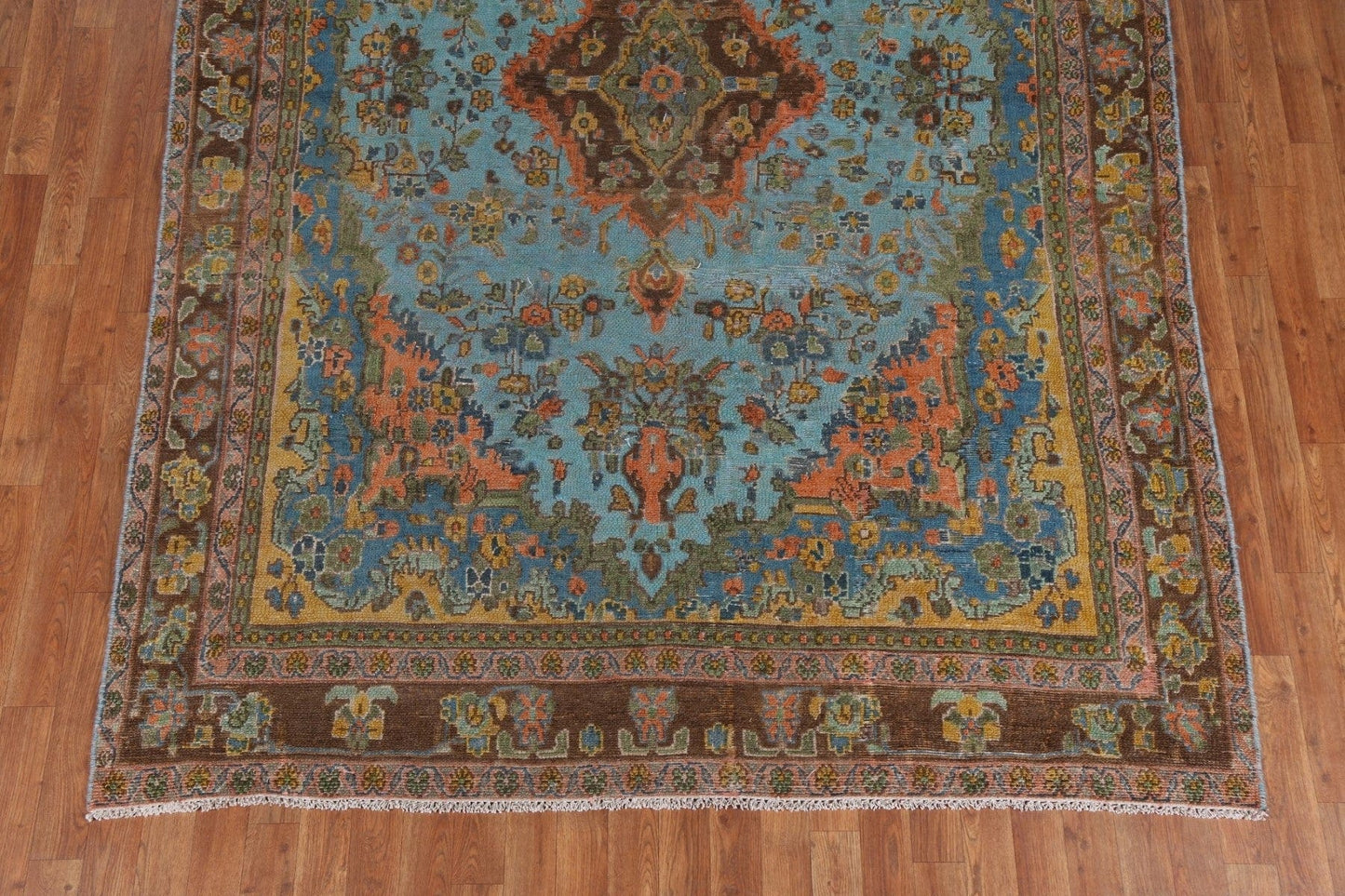 Over-Dyed Wool Tabriz Persian Area Rug 7x10