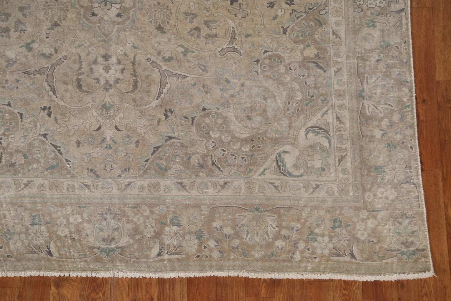 Muted Tabriz Persian Handmade Area Rug 6x10