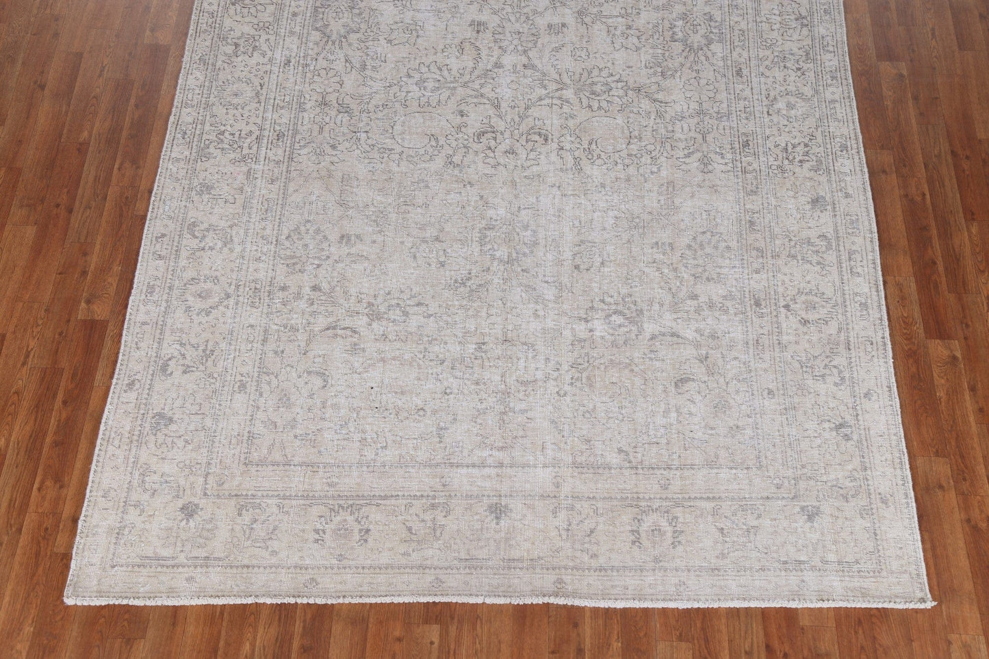 Vintage Wool Tabriz Persian Area Rug 7x9