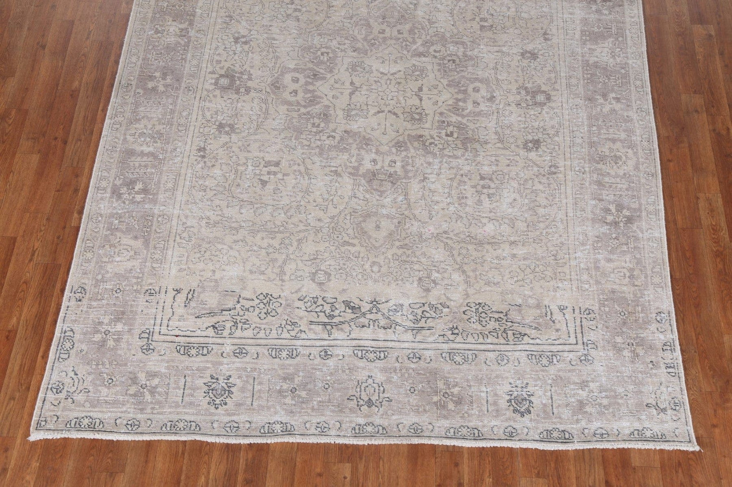 Vintage Wool Tabriz Persian Area Rug 7x9