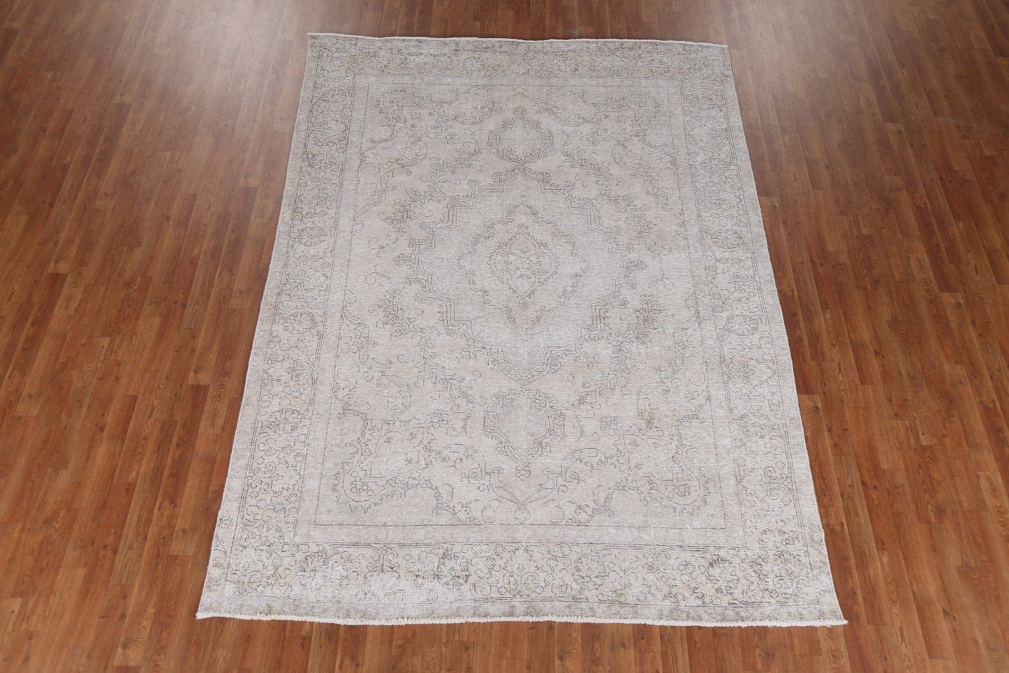 Distressed Tabriz Persian Handmade Area Rug 7x9