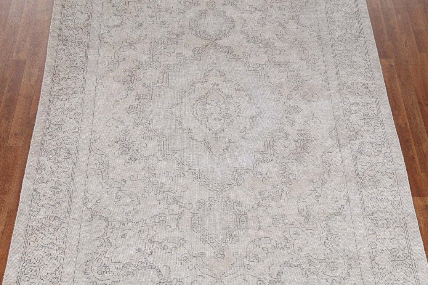 Distressed Tabriz Persian Handmade Area Rug 7x9