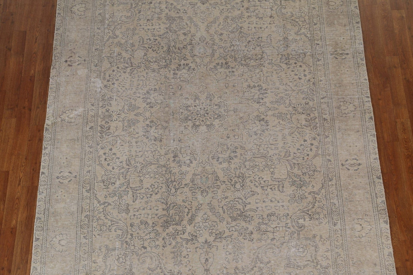 Wool Floral Tabriz Persian Area Rug 7x9