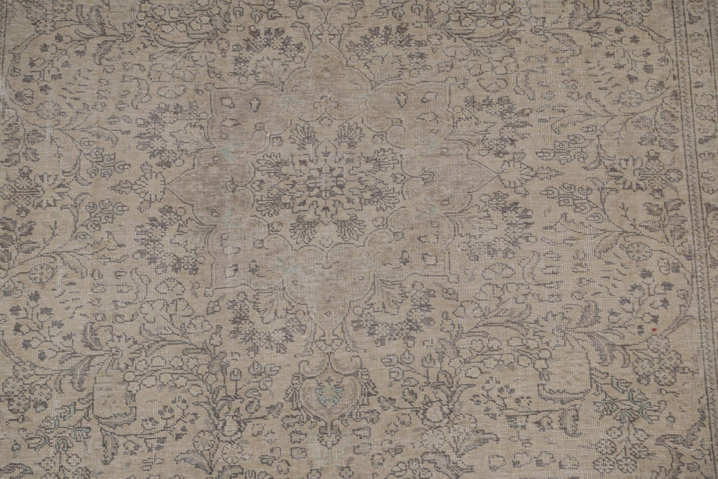 Wool Floral Tabriz Persian Area Rug 7x9