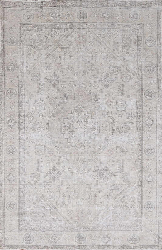 Geometric Tabriz Persian Area Rug 7x10