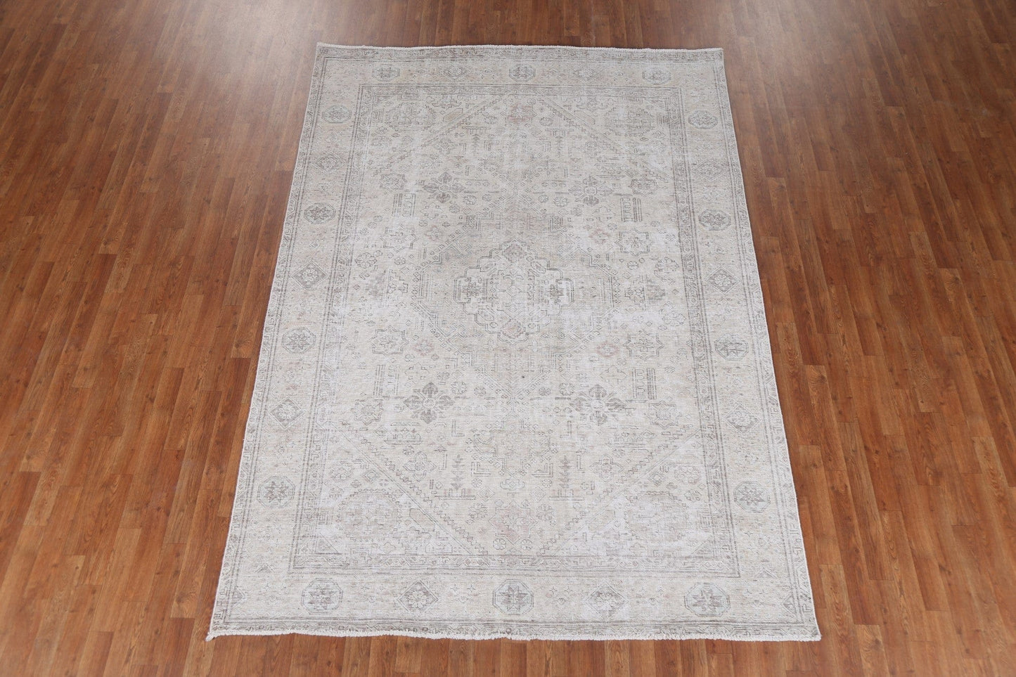 Geometric Tabriz Persian Area Rug 7x10