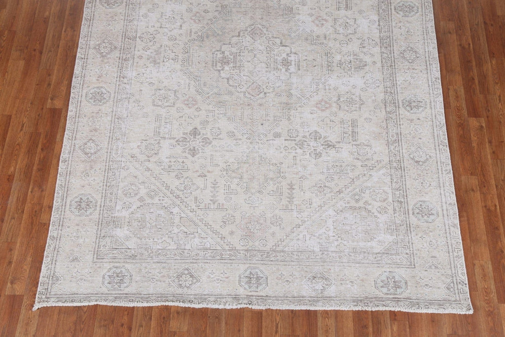 Geometric Tabriz Persian Area Rug 7x10