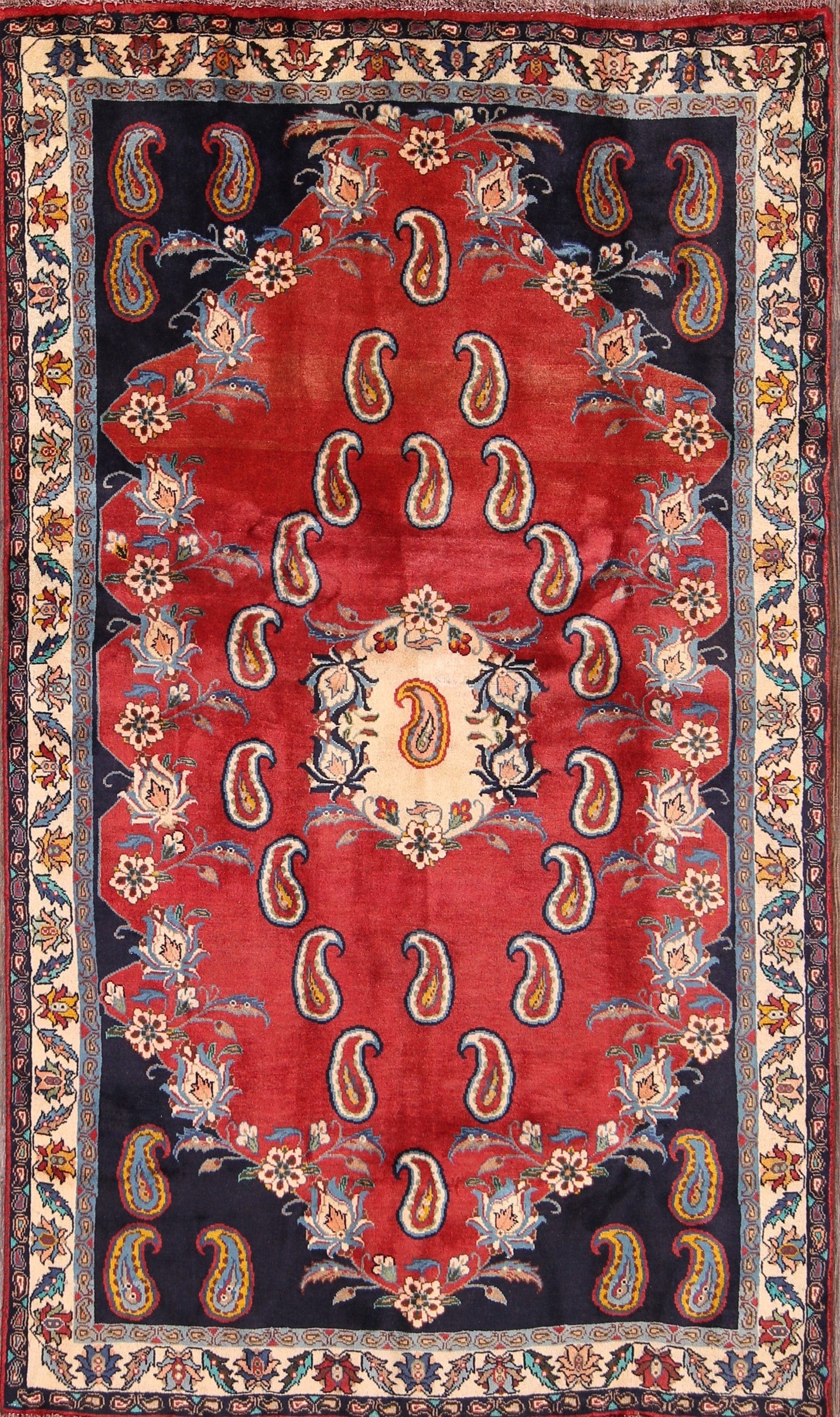 4x7 Abadeh Shiraz Persian Area Rug