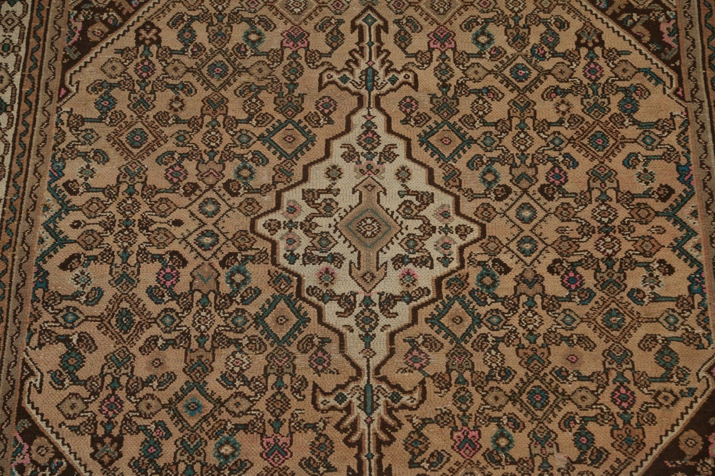 Geometric Hamedan Persian Area Rug 6x9