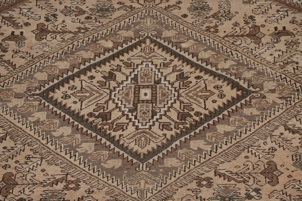 Geometric Heriz Persian Area Rug 7x9