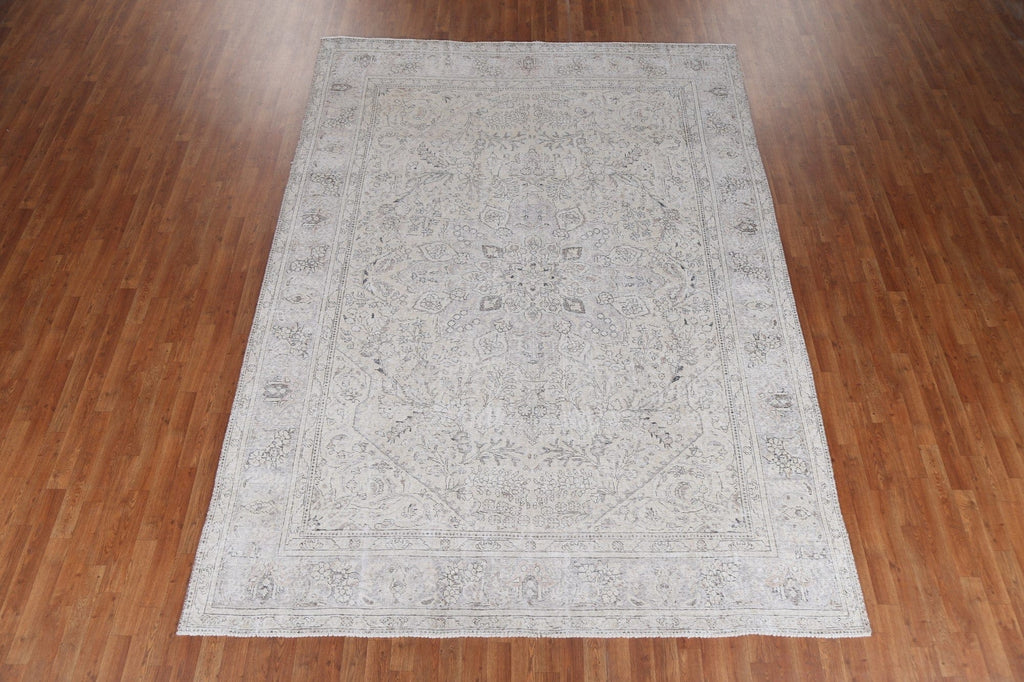 Vintage Wool Tabriz Persian Area Rug 8x11