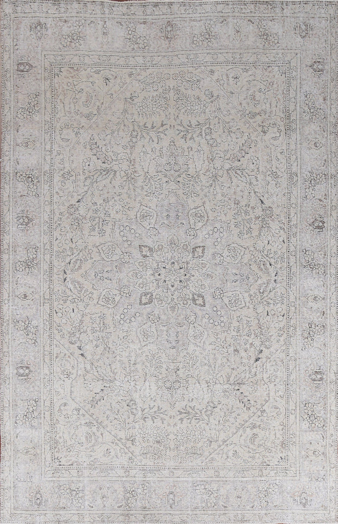 Vintage Wool Tabriz Persian Area Rug 8x11