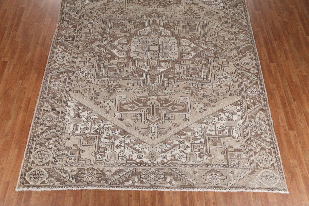 Geometric Heriz Persian Area Rug 9x12