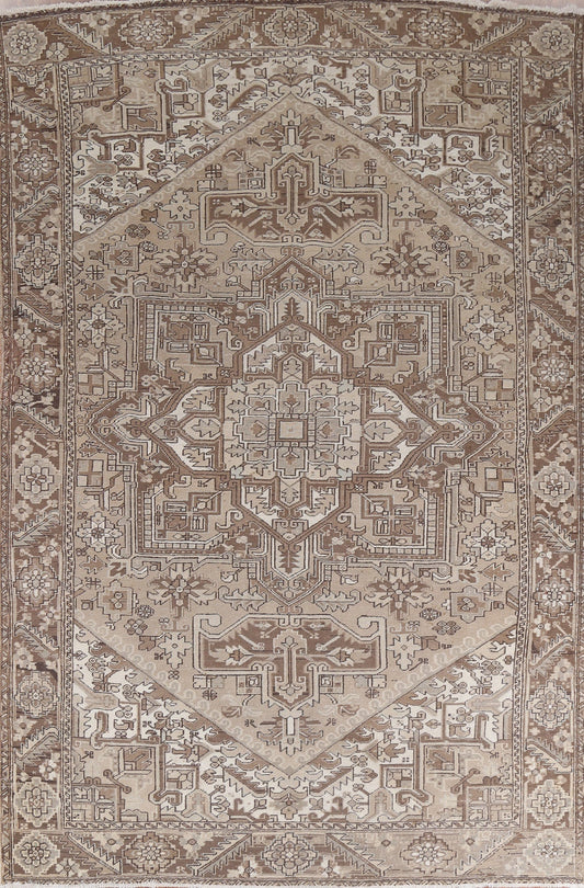 Geometric Heriz Persian Area Rug 9x12