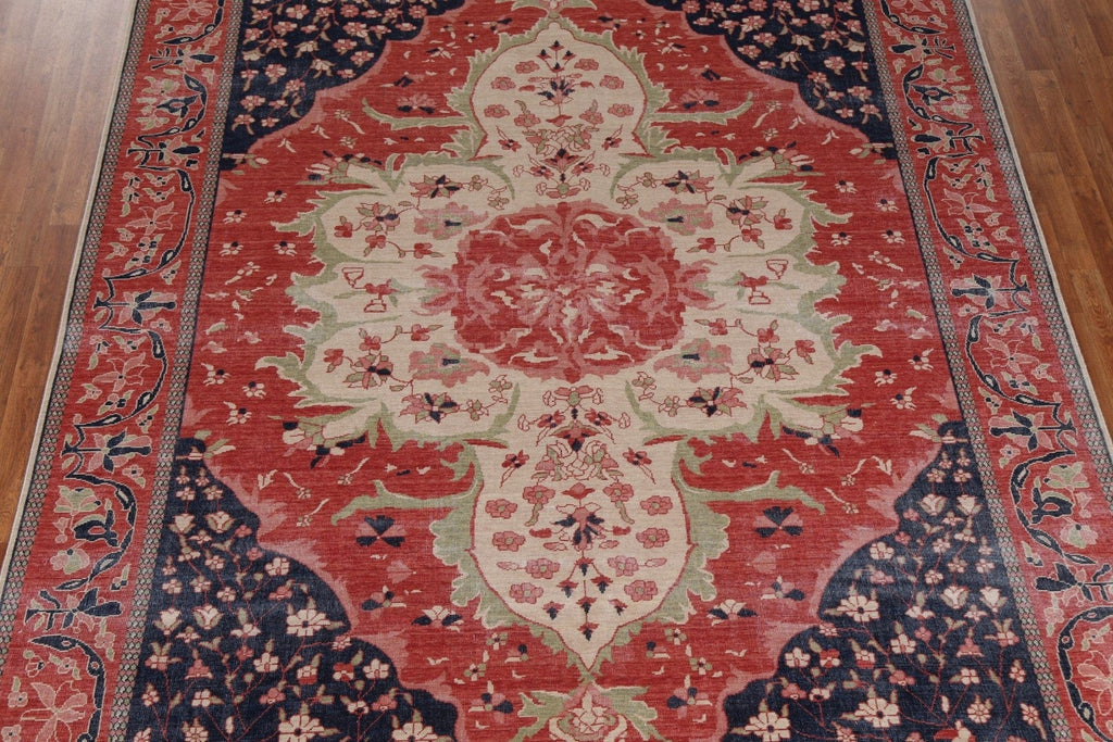 Geometric Sarouk Farahan Turkish Area Rug 9x12