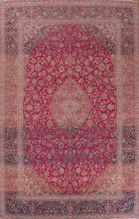 Floral Kerman Large Persian Rug 11x16