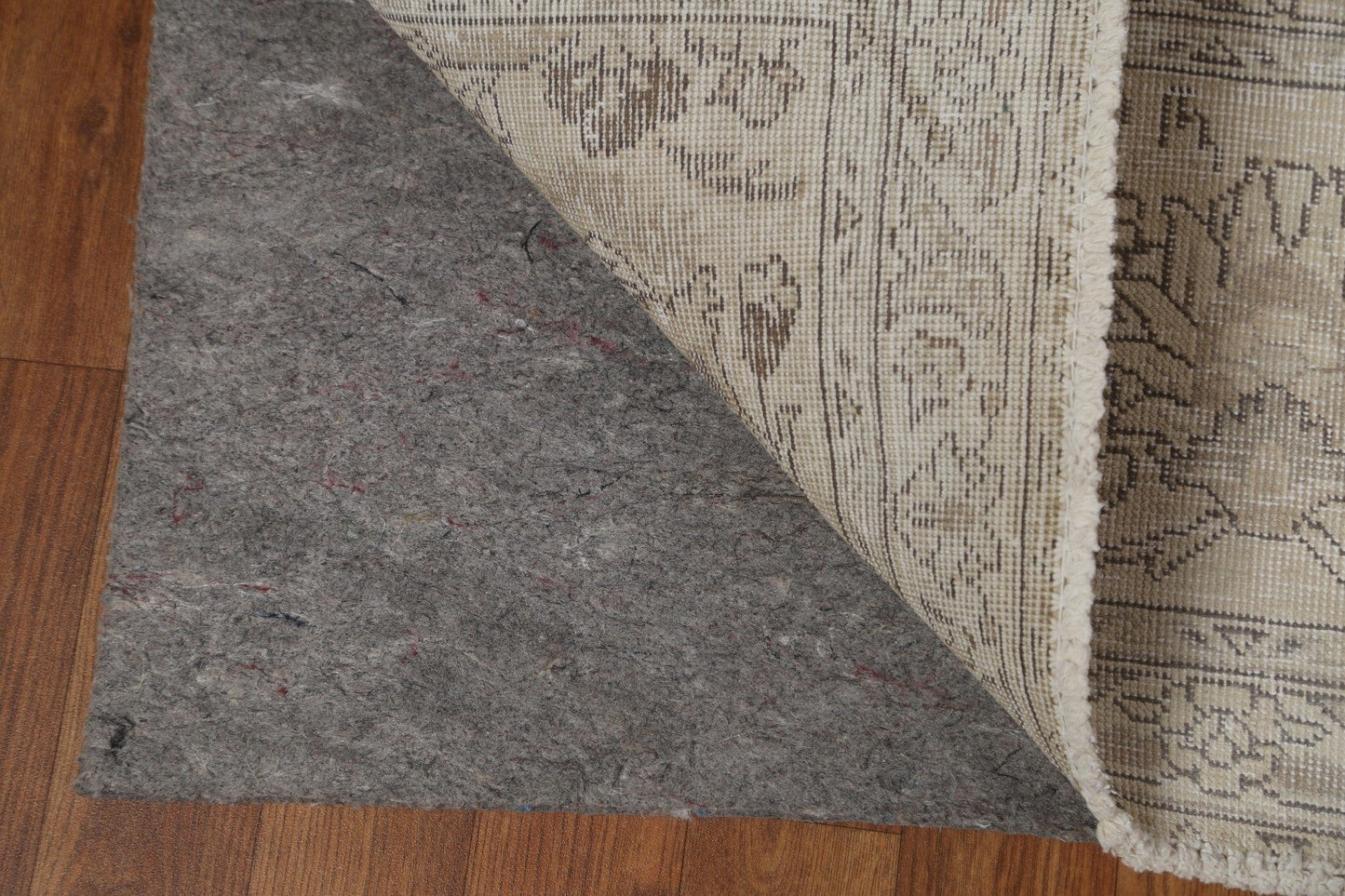 Distressed Floral Tabriz Persian Wool Rug 10x12