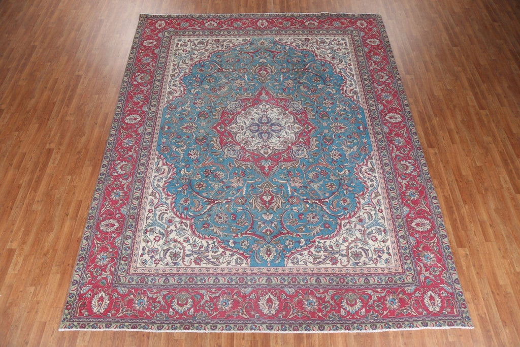 Floral Handmade Tabriz Persian Area Rug 10x12