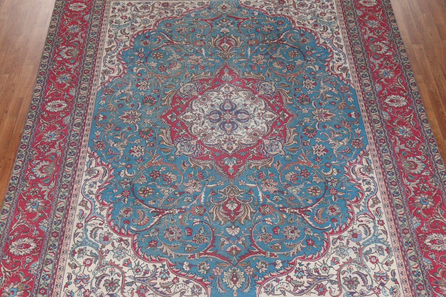 Floral Handmade Tabriz Persian Area Rug 10x12