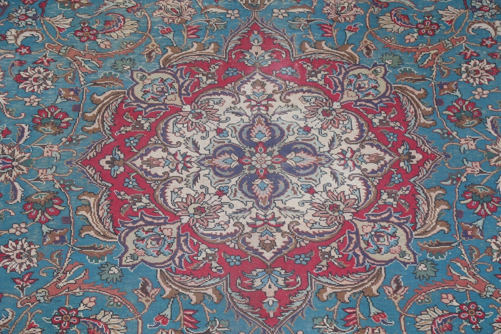 Floral Handmade Tabriz Persian Area Rug 10x12