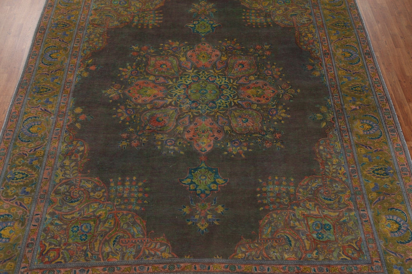 Over-Dyed Handmade Tabriz Persian Area Rug 10x13