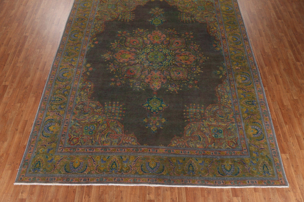 Over-Dyed Handmade Tabriz Persian Area Rug 10x13