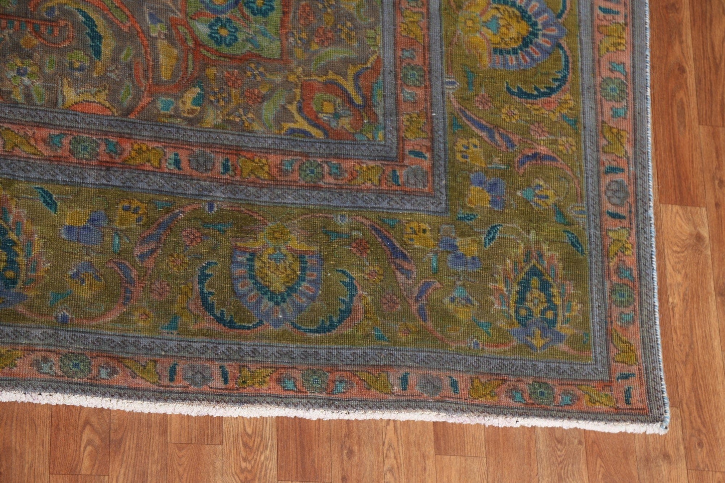 Over-Dyed Handmade Tabriz Persian Area Rug 10x13