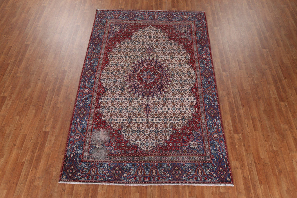 Geometric Handmade Mood Persian Area Rug 6x10