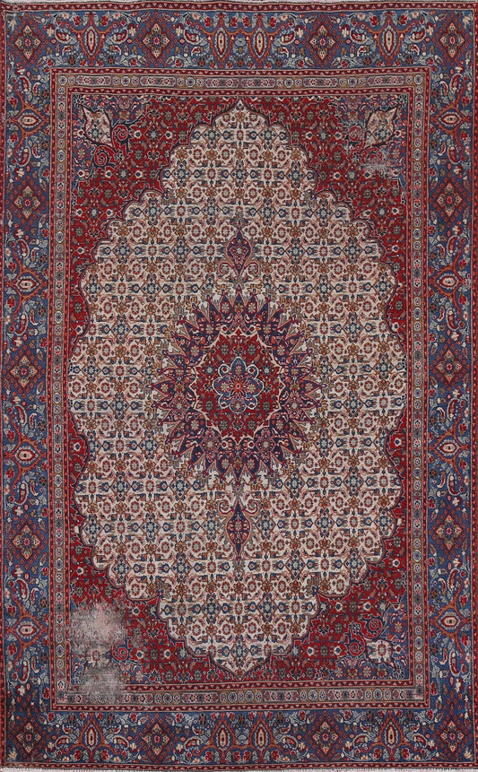 Geometric Handmade Mood Persian Area Rug 6x10