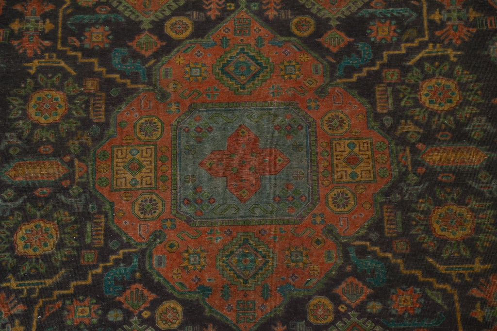 Vintage Over-Dye Tabriz Persian Area Rug Wool10x13