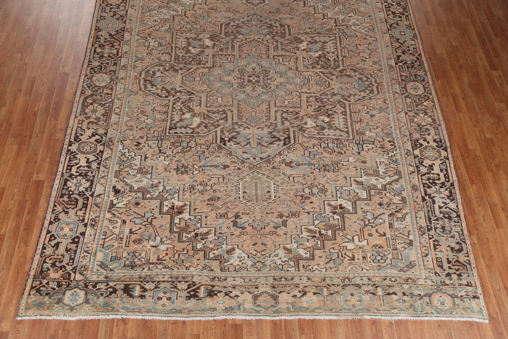 Vintage Vegetable Dye Heriz Persian Area Rug 9x12