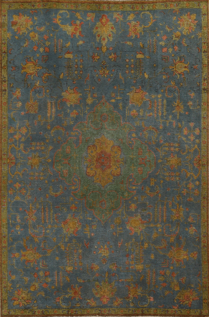 Over-Dyed Tabriz Persian Area Rug 8x11