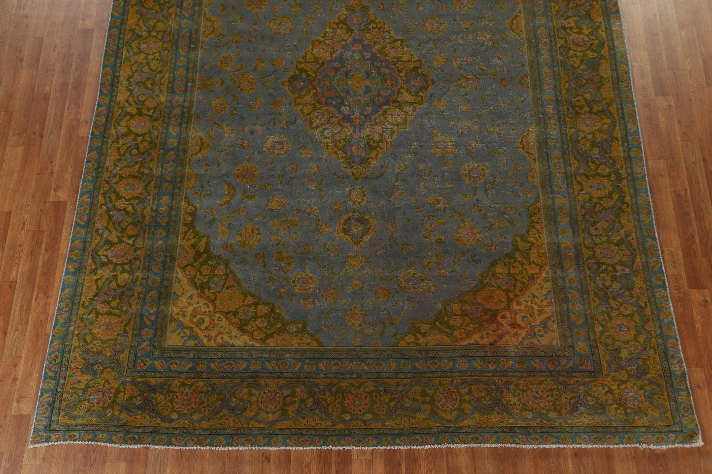 Over-Dyed Tabriz Persian Area Rug 9x12