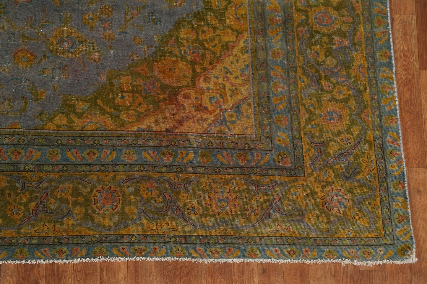 Over-Dyed Tabriz Persian Area Rug 9x12