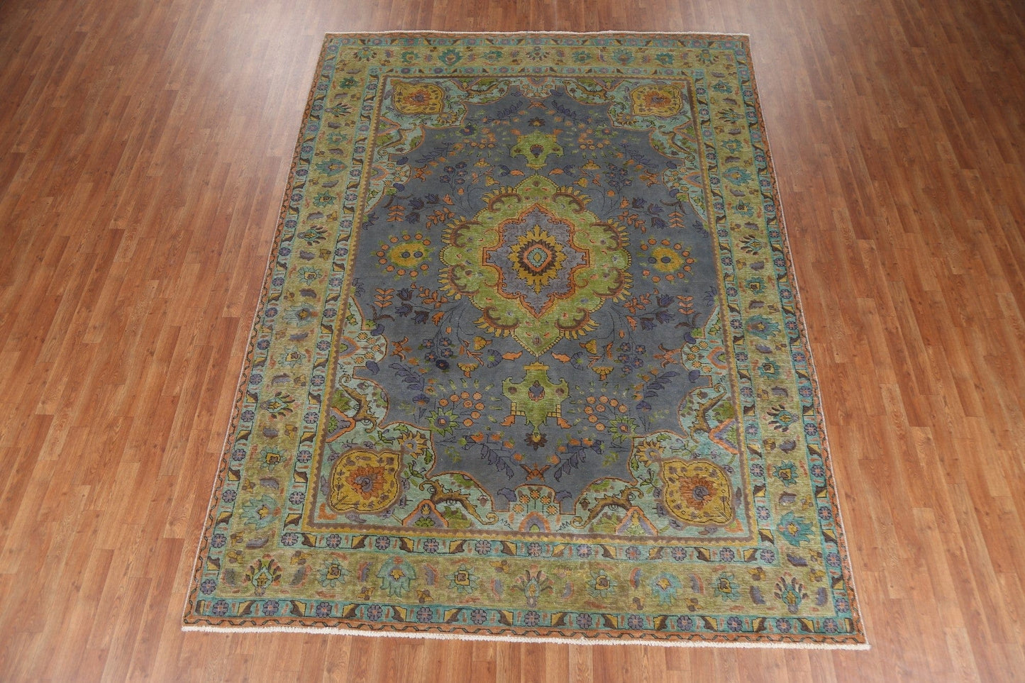 Over-Dyed Tabriz Persian Area Rug 8x11